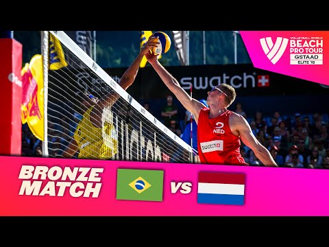 Bruno Schmidt/Saymon 🇧🇷 vs. Varenhorst/van de Velde 🇳🇱 - Bronze Match Highlights Gstaad 2022