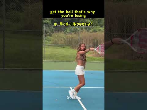 テニスをしながら英会話！#Shorts#英会話#English#海外#英語学習