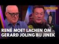 René lacht om Gerard Joling bij Jinek: 'Dat heb ik nog nooit meegemaakt!' | VANDAAG INSIDE