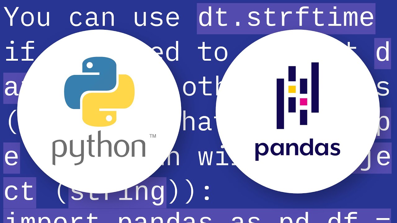 How to change the datetime format in Pandas