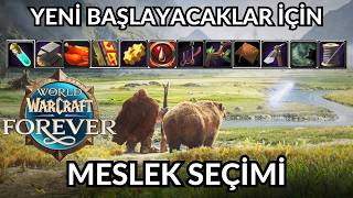 Yeni Başlayanlar için WoW Forever Rehberleri #3 - Meslek Seçimi