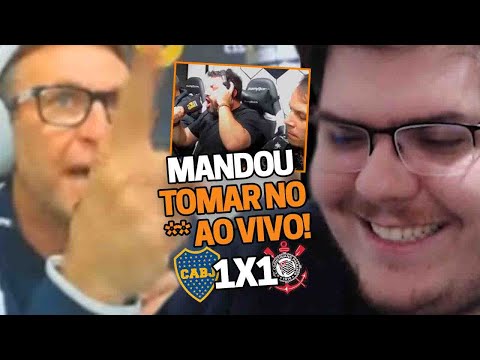 CASIMIRO REAGE: RÁDIO CRAQUE NETO - BOCA JUNIORS 1X1 CORINTHIANS | Cortes do Casimito