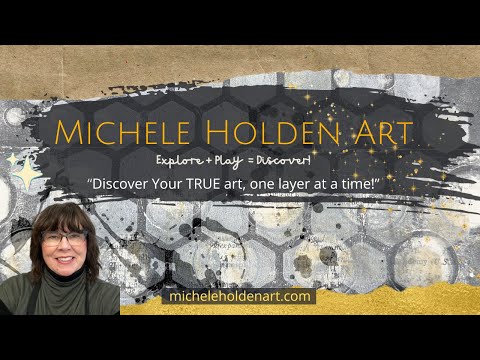 Mixed Media Art Tutorial - How to Make Multi-layered Collage Papers