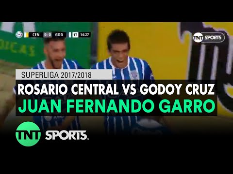 Juan Fernando Garro (0-1) Rosario Central vs Godoy Cruz | Fecha 18 - Superliga Argentina 2017/2018