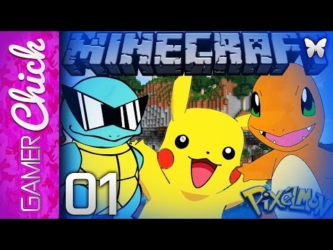 ❤ Lets Play Minecraft - Pixelmon Adventures [Part 1 Pixelmon!] (PC) w/ GamerChick