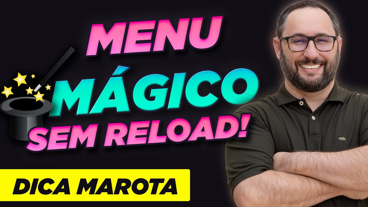 Menu Mágico - Exiba Conteúdos sem Reload de Página no Elementor