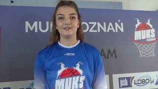 Eliza Łakoma(MUKS Poznań) szybko wraca do zdrowia po niedawnej kontuzji kolana