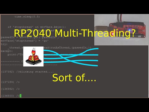 Micropython multithreading on PyDOS and other updates
