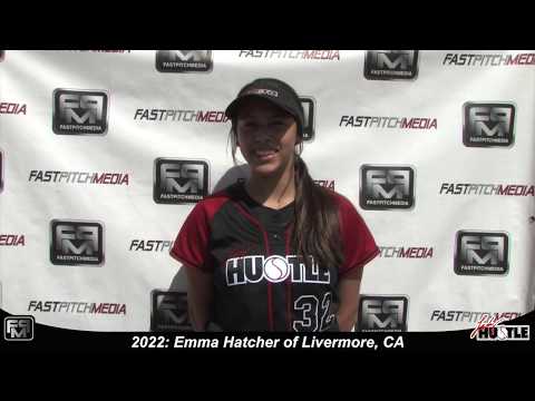 2022 Emma Hatcher Outfield and Second Base Softball Skills Video - Lady Hustle