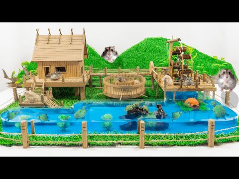 Build Hamster Maze With Hamster House And Hamster Labyrinth