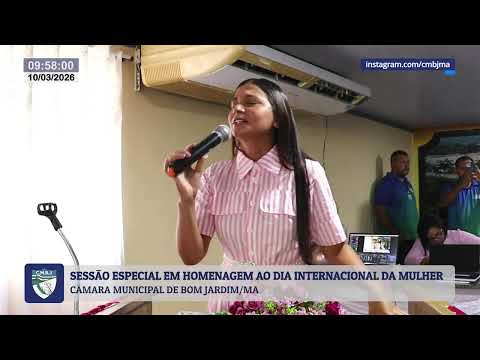 Sessão Especial em homenagem ao Dia Internacional da Mulher - 10/03/2026