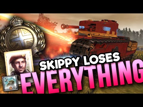 SKIPPY LOSES EVERYTHING [4v4] [UKF] [Hill 400] — Full Match of Company of Heroes 2