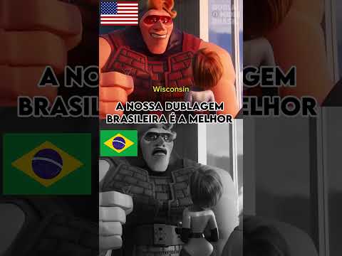 Inglês e Português Os Incríveis 2 #dublagem #dublagemviva #dublagembr #osincriveis #acre