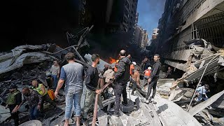 Israel strikes Beirut hours after ceasefire announced in Lebanon conflict