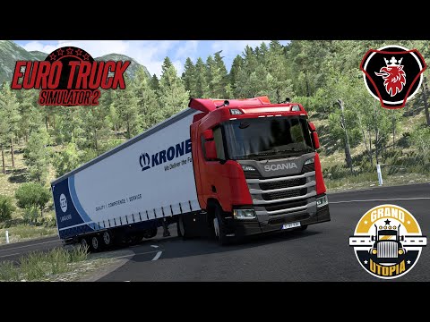 Driving a Megaliner | ETS2 1.40 Beta | Grand Utopia | SCANIA R450 | Louchartville - Poix-du-Nord