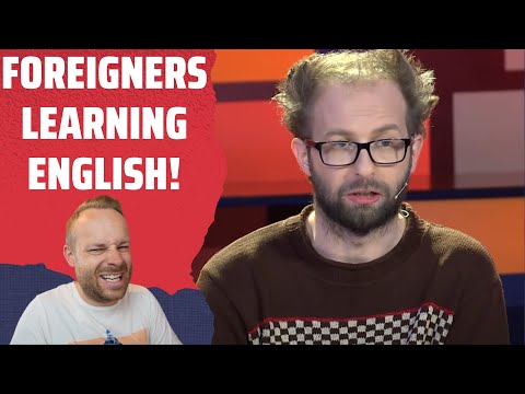 Englishman Reacts to... Kabaret Łowcy.B - Lekcja angielskiego / English Lesson