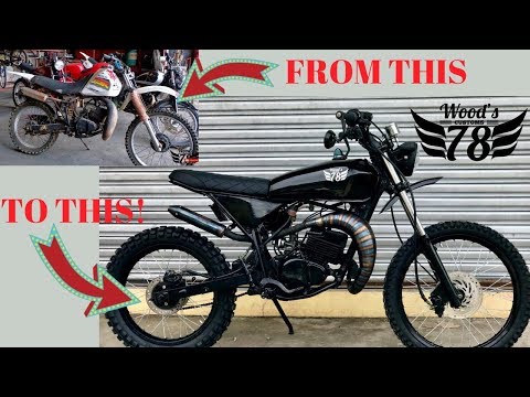 How to Build a Black Mamba Scrambler from a TSR125 2019: Woods Custom 78