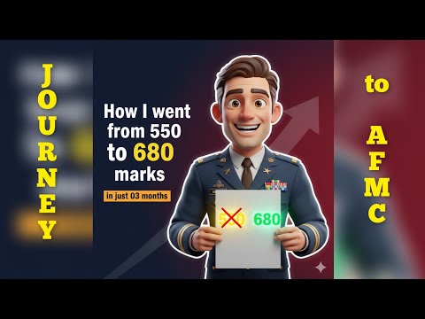 How I went from 550 to 680 Marks in #neet in just 03 months | My strategy to reach #afmc | #neetexam