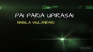 Download lagu Lirik Lagu Bugis Viral Terbaru || PAI PARIA UPIRASAI || Nabila Wulandari mp3