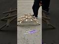 LEONARDO DA VINCI'S SELF-SUPPORTING BRIDGE#shorts