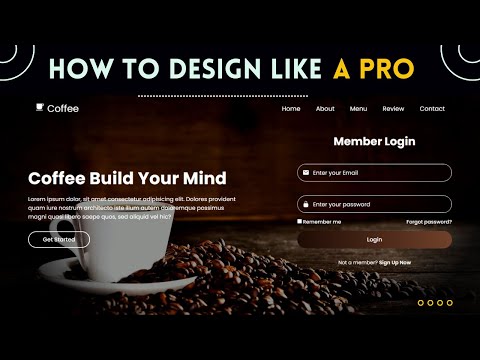 How To Make a Login Page with Login and Register Option with HTML & CSS| Free Source Code| Code hub