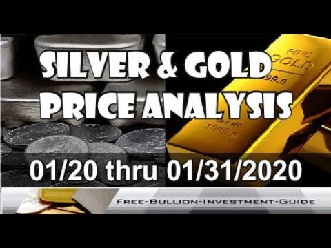Silver and Gold Price Analysis - 01/20 thru 01/31/2020 - First Mentions of COVID-19 hitting China