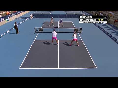 Ben Johns Splitting The Middle/Erne Pickleball Highlight - Atlanta Open Mixed Doubles