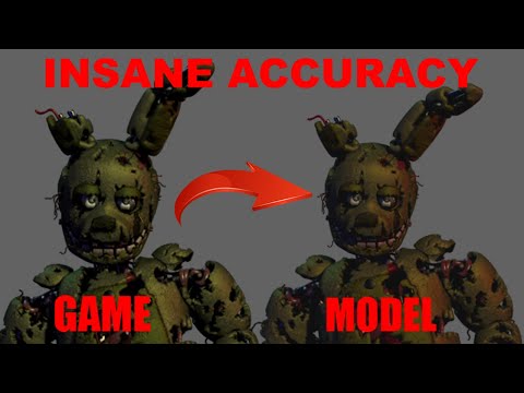 [SFM] - Most Accurate Springtrap Model - (OFFICIAL RELEASE BY SCOTT CAWTHON)
