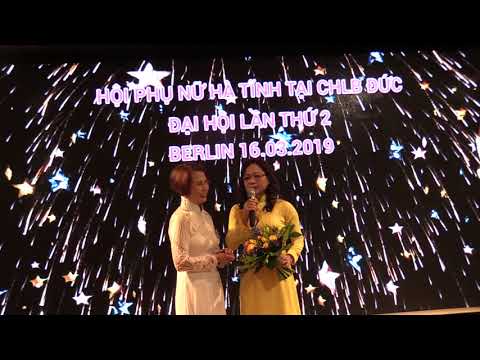 CHỊ DƯƠNG KIỀU HOA, TÂN CHỦ TỊCH HỘI PHỤ NỮ HÀ TĨNH PHÁT BIỂU