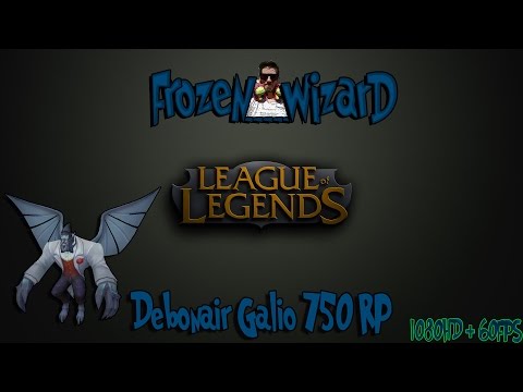 Debonair Galio - Skin Spotlight League of Legends - 25.02.2015. (750RP)