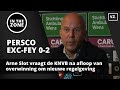 Arne Slot vraagt de KNVB na afloop van overwinning om nieuwe regelgeving