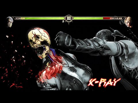 SCORPION VS SONYA BLADE MORTAL KOMBAT KOMPLETE EDITION GAMEPLAY