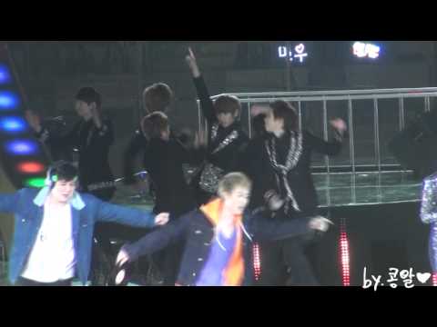 [FANCAM]111231 MBC gayo daejejun 보이프렌드 - I'll be there + Hot stuff