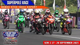 Download lagu Superpole Race Bebek 4T 150 cc TU Expert❗️Seri 2 LFN HP969 RoadRace Mijen Semarang 2025 mp3