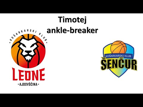 Leone Ajdovščina : GGD Šenčur (U20) - Timotej Pišot, ankle-breaker
