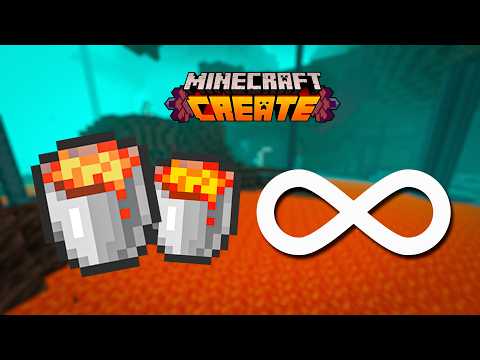 Minecraft Create Mod Infinite Lava Guide | 3zkMC