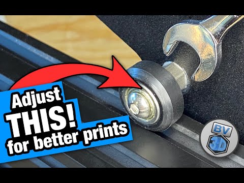 Adjust the V Slot Wheels on your 3D Printer for Better Prints!