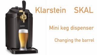 Klarstein SKAL - changing the barrel