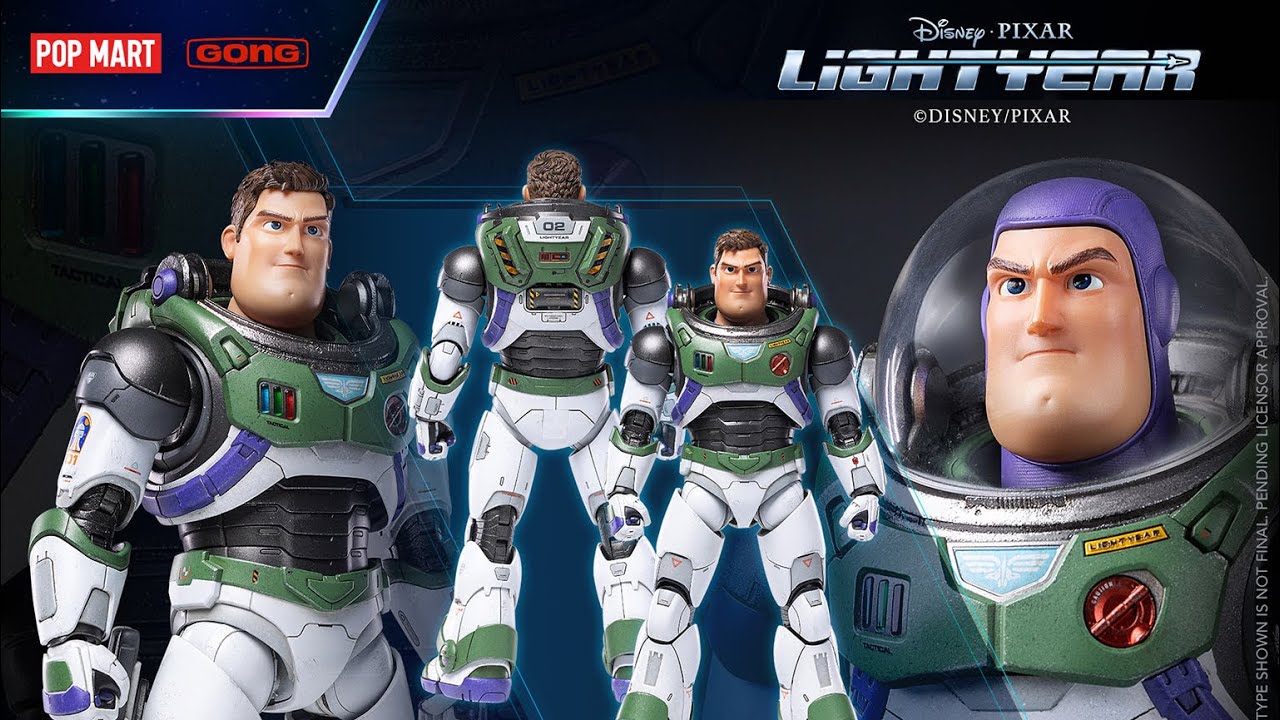 POP MART Gong Studio 8.8” inch Lightyear - Space Ranger Alpha Buzz Lightyear Die-Cast Action Figure