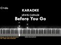 Before You Go (Male Lower C=do) Lewis Capaldi | Karaoke Piano Keyboard