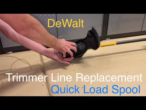 Add trimmer line to DeWalt Quick Load Spool DCST970X1S