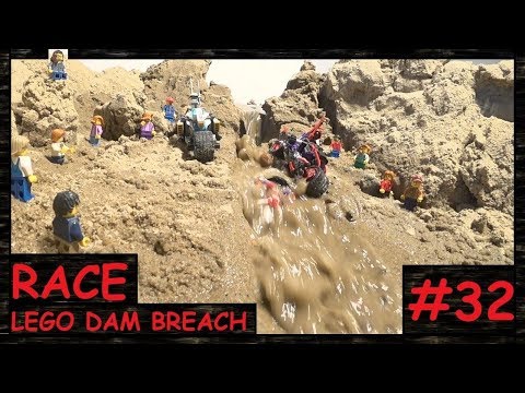 LEGO DAM BREACH ASMR #32 - RACE (HARD AND HEAVY EDIT)