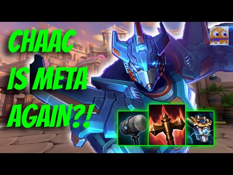 CHAAC IS BACK IN THE SOLO LANE META?! | Chaac Solo - SMITE Ranked Conquest