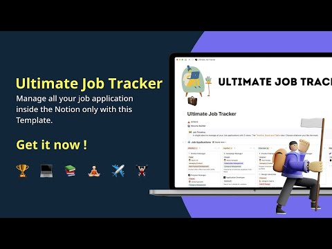 Ultimate Job Tracker | Notion Template | Prototion