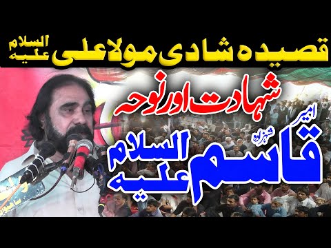 Zakir Syed Zargham Shah | Shahadat Shehzada Ameer Qasim | Shadi Ali De Shadi Ali De Qaseeda