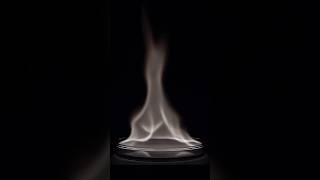 This flame looks fake but is real (nitromethane)