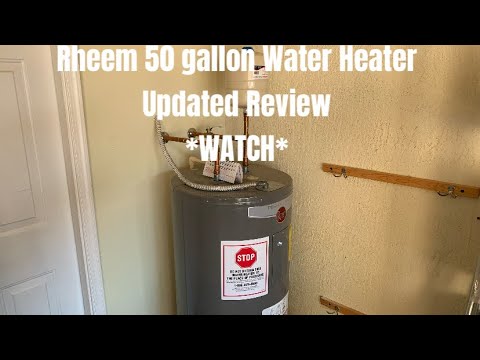 Rheem 50 Gallon Water Heater UPDATED Review