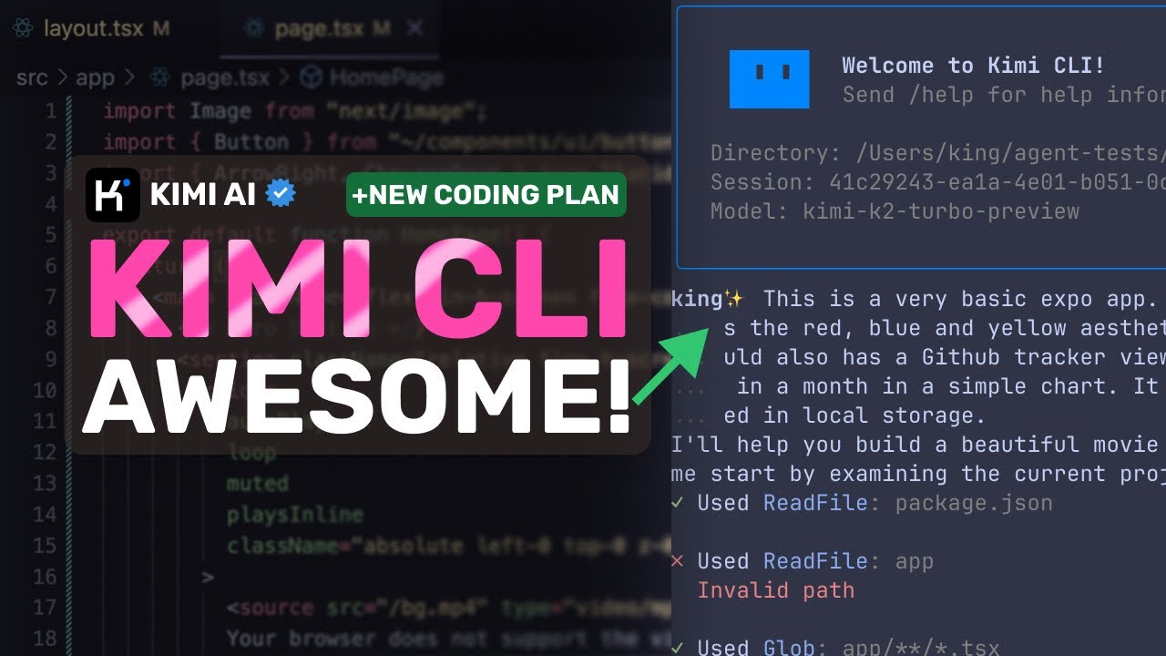 Kimi CLI & Kimi Coding Plan: Kimi's OFFICIAL CLI Tool is A REALLY SOLID ALTERNATIVE to Claude Code!