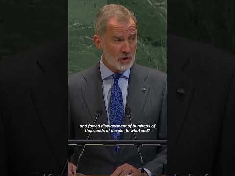 Spain's King demands Israel 'stop the massacre' in Gaza