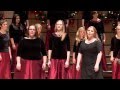 University of Utah's Women's Chorus performing Tomorrow Shall Be My Dancing Day"- John Rutter